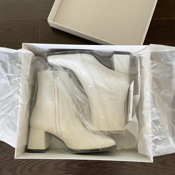 Carlton White Leather | Ankle Boots | L’Intervalle - Picture 2 of 4